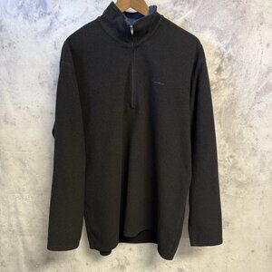 Vintage Patagonia Capilene Fleece Jacket Mens XL 24x29 Black 1/2 Zip USA